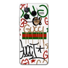 Брендновые Чехлы для Xiaomi Civi 4Pro - (PREMIUMPrint) (Стиль GUUCI)