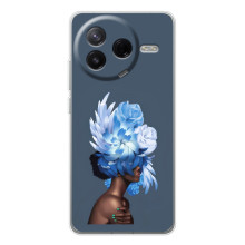 Чехлы (ART) Цветы на Xiaomi Civi 4Pro (VPrint) (Квіти на голові)