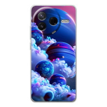 Чехлы КОСМОС для Xiaomi Civi 4Pro – Синие планеты