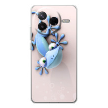 Чехлы с изображением разных животных для Xiaomi Civi 4Pro (Геккон)