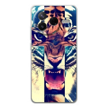 Чехлы с изображением разных животных для Xiaomi Civi 4Pro (Яркий Тигр)