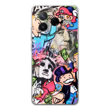 Чохли з крутими принтами для Xiaomi Civi 4Pro - (PREMIUMPrint) (Monopoly man)