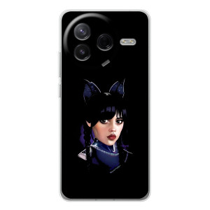 Чехлы с принтом Уэнсдей на Xiaomi Civi 4Pro – Милая Уэнсдей