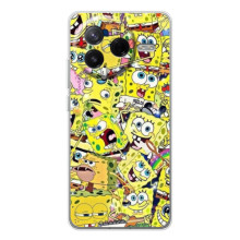 Чехол Губка Боб для Сиви 4Про (Эмоции Спанч Боба)