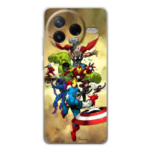 Чехол МАРВЕЛ для Сиви 4Про (AlphaPrint) (Герои Марвел)