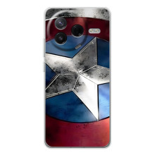 Чехол МАРВЕЛ для Сиви 4Про (AlphaPrint) (Щит Капитана Америки)