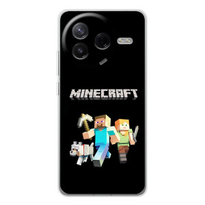 Чохол Майнкрафт на Xiaomi Civi 4Pro (AlphaPrint) Minecraft