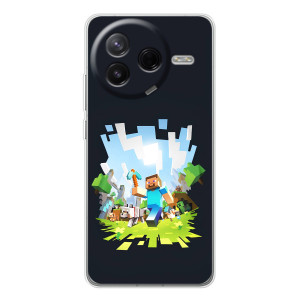Чохол Майнкрафт на Xiaomi Civi 4Pro (AlphaPrint) Minecraft