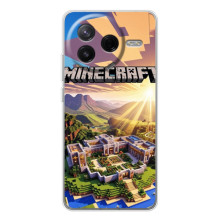 Чехол майнкрафт для Xiaomi Civi 4Pro (MINECRAFT)