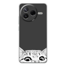 Чехол на Сиви 4Про с Котами (VPrint) (Выглядывает кот)