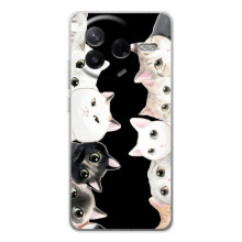 Чехол на Сиви 4Про с Котами (VPrint) (Взгляд котов)