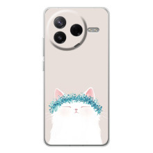 Чехол на тематику: Коты для Xiaomi Civi 4Pro (Белый котик)