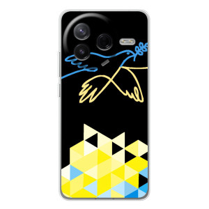 Чехол на Xiaomi Civi 4Pro Украинский дизайн (Мир для Украины)