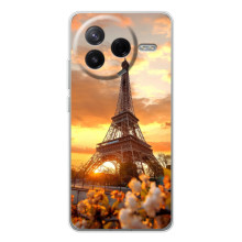Чехол Эйфелева Башня для Xiaomi Civi 4Pro - (AlphaPrint) (Солнечная башня)