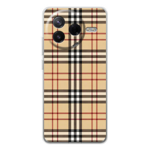 Чехол с Брендами одежды на Сиви 4Про – Burberry стиль