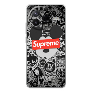 Чехол с Брендами одежды на Сиви 4Про – Supreme Маус