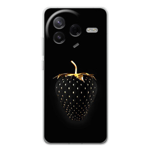 Чехол с изображением  вкусной еды для Xiaomi Civi 4Pro – Чёрная клубника