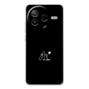 Чехол с картинками на черном фоне для Xiaomi Civi 4Pro – Книжки
