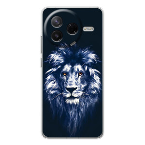 Чехол с картинкой на Xiaomi Civi 4Pro – Лев - синий