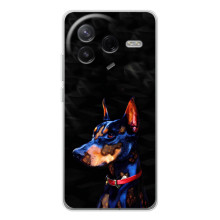 Бампер для Xiaomi Civi 4Pro с картинкой "Песики" (Собака Мопс)