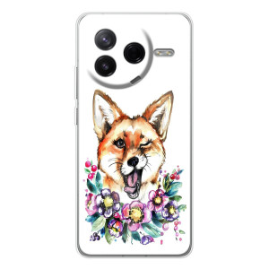 Чехол с Лисичкой для Xiaomi Civi 4Pro – Хитрая лиса