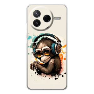 Чехол с Обезьянами Xiaomi Civi 4Pro - (AlphaPrint)