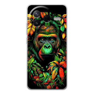Чехол с Обезьянами Xiaomi Civi 4Pro - (AlphaPrint)