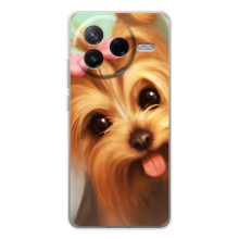 Чехол (ТПУ) Милые собачки для Xiaomi Civi 4Pro – Йоршенский терьер