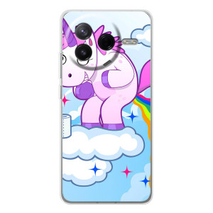 Чехол Unicorn на Xiaomi Civi 4Pro – Радуга единорожка