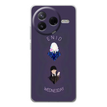 Чехлы Венсдей на Xiaomi Civi 4Pro Уэнсдей (AlphaPrint) (Уэнздей и подруга)