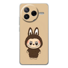 Чехол с Лабубу на Xiaomi Civi 4Pro (Коричневый Лабубу)