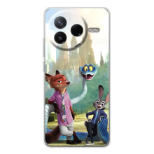 Чехол Зоотрополіс на Xiaomi Civi 4Pro – Ник Джуди и змея