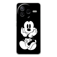 Эксклюзивный чехол для Xiaomi Civi 4Pro (AlphaPrint - Мультяшные) (Микки на черном)