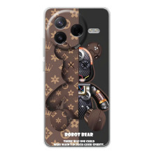 Круті Чохли Луі Віттон для Xiaomi Civi 4Pro (AlphaPrint) (Ведмідь Луі Вітон)