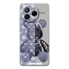 Круті Чохли Луі Віттон для Xiaomi Civi 4Pro (AlphaPrint) (Робот Медведик)