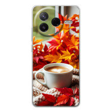 Чехол с уникальным дизайном «Осень с кофе» для Xiaomi Civi 4Pro