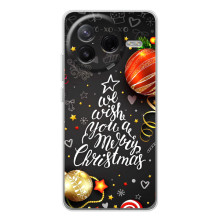 Рождественские Чехлы для Xiaomi Civi 4Pro (VPrint) (Елочка)