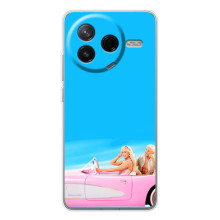 Силиконовый Чехол Барби Фильм на Xiaomi Civi 4Pro (Барби и Кен)