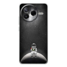 Силиконовый Чехол с принтом "Космонавты" на Xiaomi Civi 4Pro – Космонавт романтик