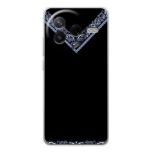 Силиконовый Чехол на Xiaomi Civi 4Pro (Воротник вышиванки)