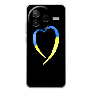Силіконовий Чохол  на Xiaomi Civi 4Pro (Я-Україна) – Українське серце