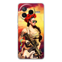 ЗСУ Чехлы (TPU) для Xiaomi Civi 4Pro (Женщина солдат)