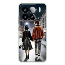 Чехол с дизайном Венздей 2 на Xiaomi Civi 5Pro – Уэнсдей и Тайлер