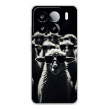 Чехол с принтом стильные животные для Сиви 5Про (Овечка в очках)