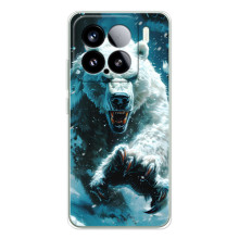 Чехол с картинкой «Хищники» для Xiaomi Civi 5Pro – Медведь