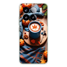 Чехол с уникальным дизайном «Осень с кофе» для Xiaomi Civi 5Pro – Кофе и тыквы