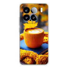 Чехол с уникальным дизайном «Осень с кофе» для Xiaomi Civi 5Pro – Кофе с жёлтым