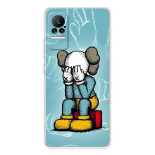 Чехлы для Xiaomi Civi - Bearbrick Louis Vuitton (PREMIUMPrint) (Плач Bearbrick)