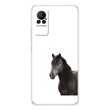 Чехлы с Лошадью дляXiaomi Civi (VPrint) (Черный Конь)