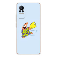 Чехлы с Патриком на Xiaomi Civi (Патрик с подушкой)